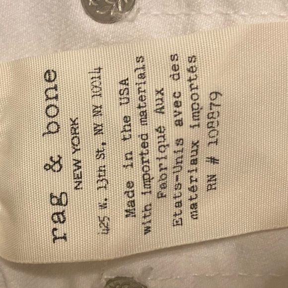 Rag & Bone Mid-rise Skinny Jeans - Picture 9 of 9